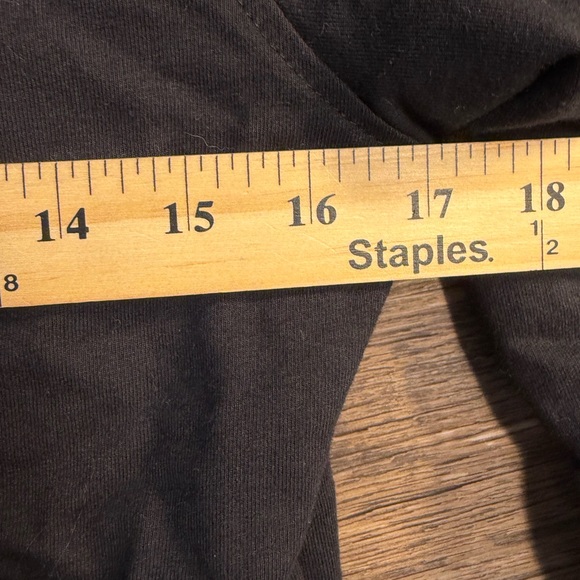 Carhartt Black Full Zip Hoodie with Cream Drawstrings - Picture 5 of 5